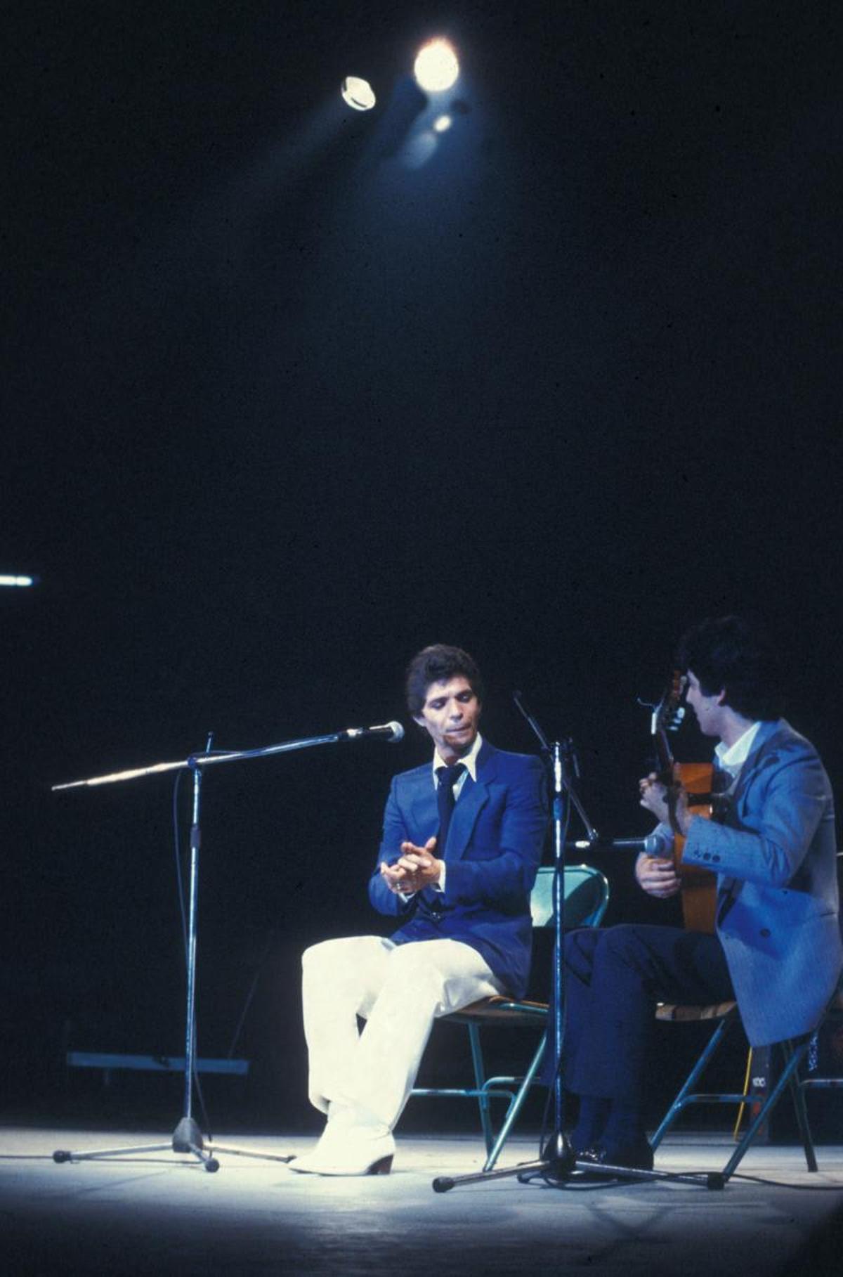 Camarón, en Madrid en 1983