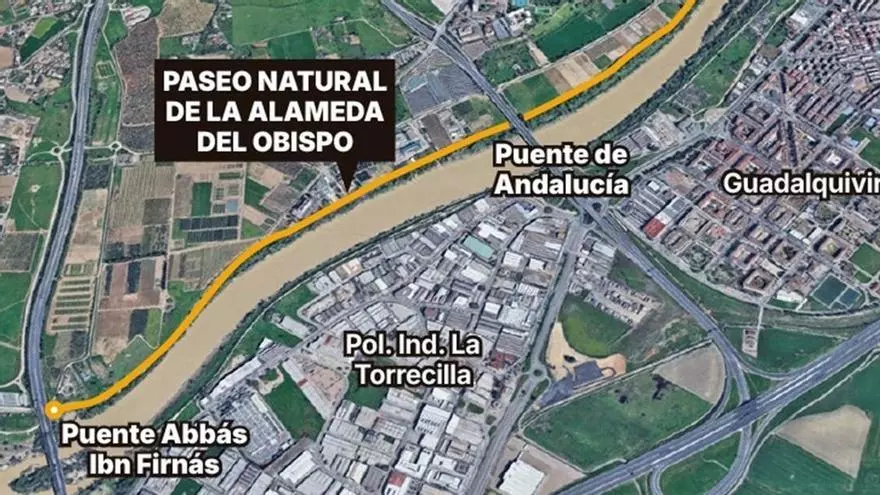 Un paseo fluvial de tres kilómetros por el Guadalquivir unirá los puentes de San Rafael e Ibn Firnás