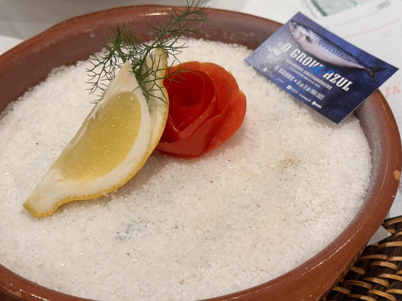Presentación de las jornadas gastronómicas del pescado azul que organiza Emgrobes y se celebran hasta el 31 de mayo.