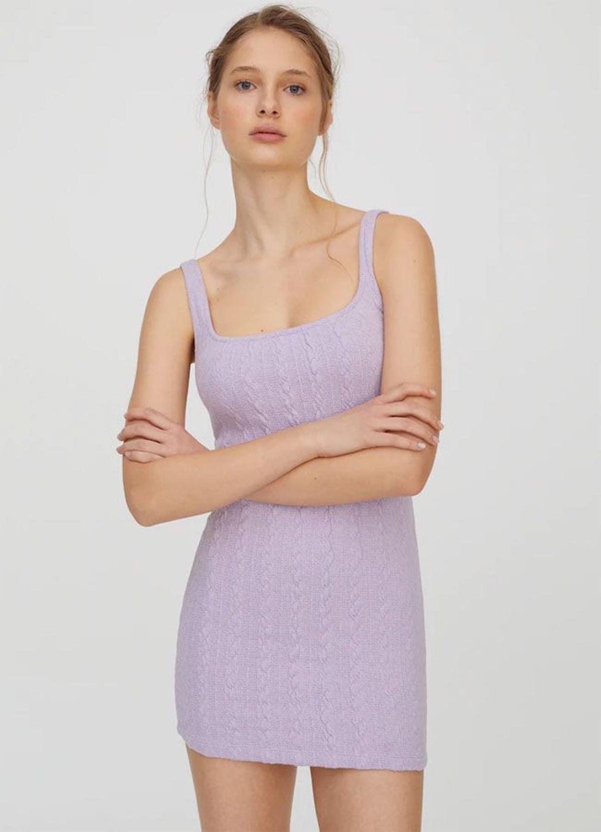 Vestido de punto de Pull & Bear