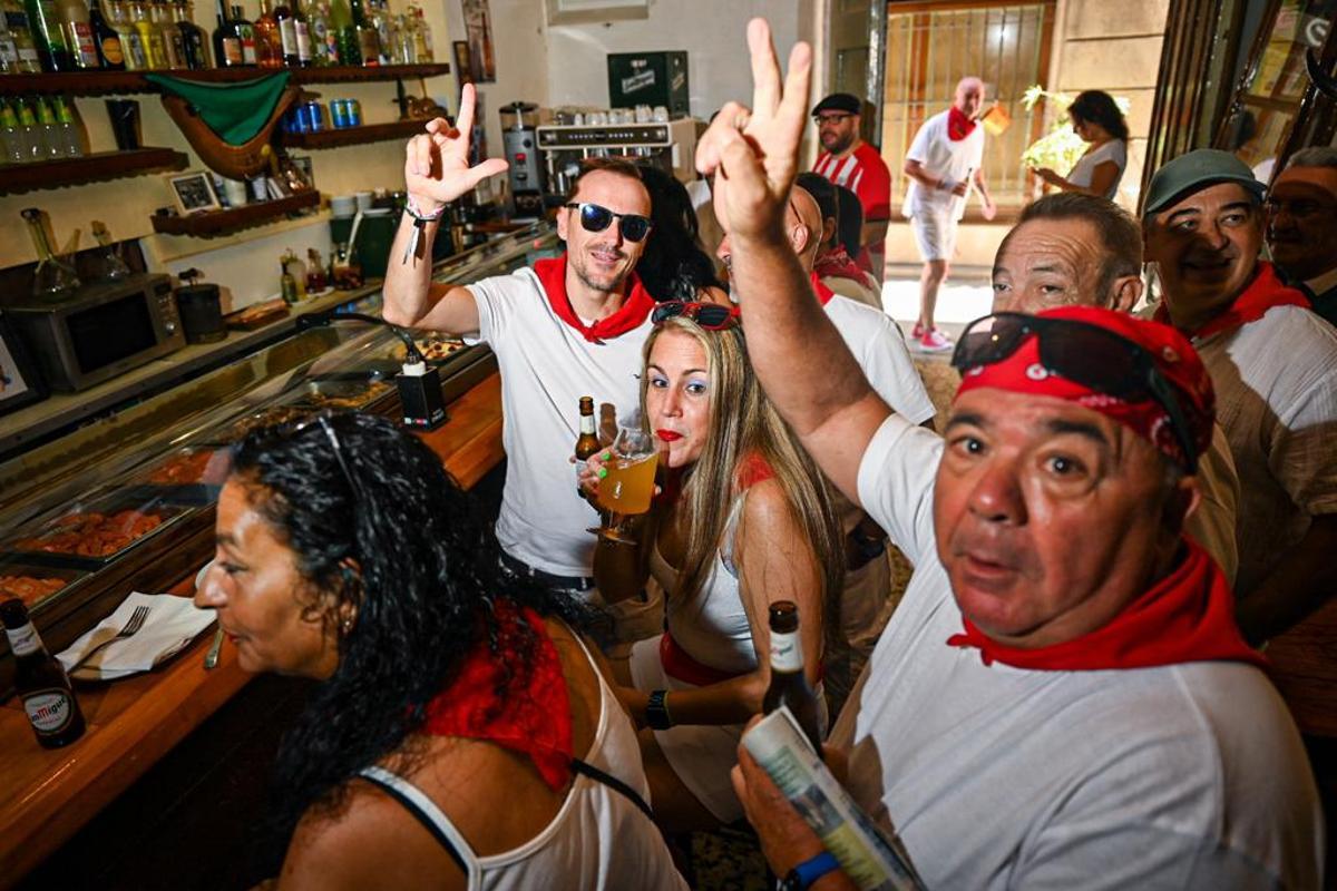 El barrio Gòtic celebra su San Fermín