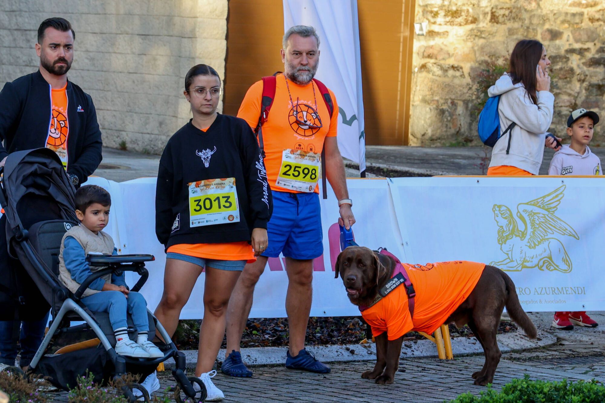Andaina y carrera solidaria por niños como Leo Diz