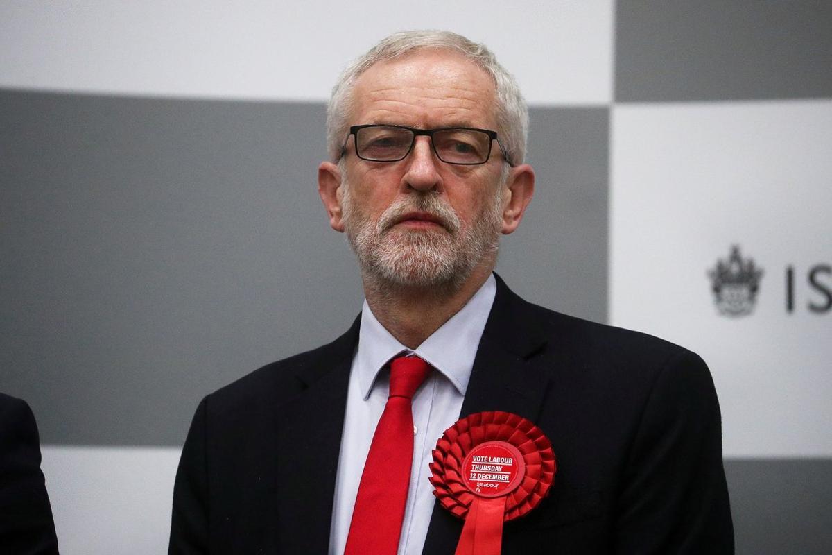 Britain’s opposition Labour Party leaderÂ Jeremy Corbyn waits for the General Election results of the Islington North constituency to be announced at a counting centre in Islington during Britain’s general election, London, Britain December 13, 2019.  REUTERS/Hannah McKay