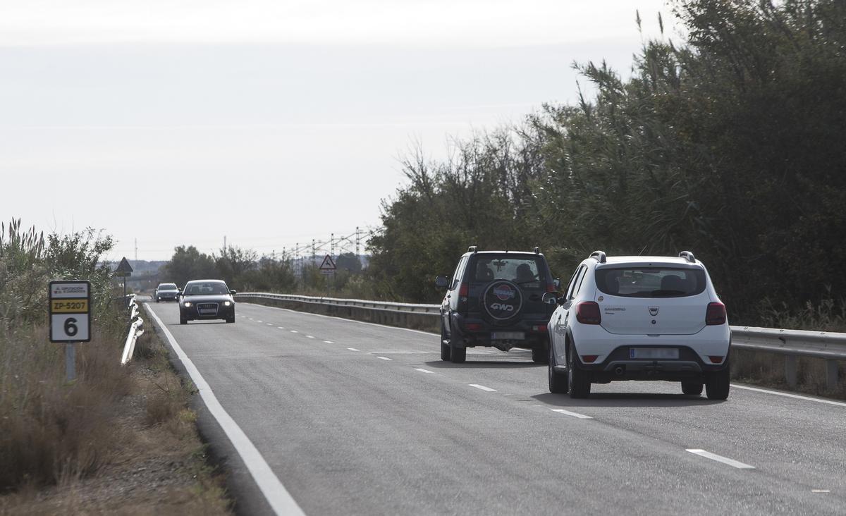 Carretera aragonesa en una imagen de archivo.