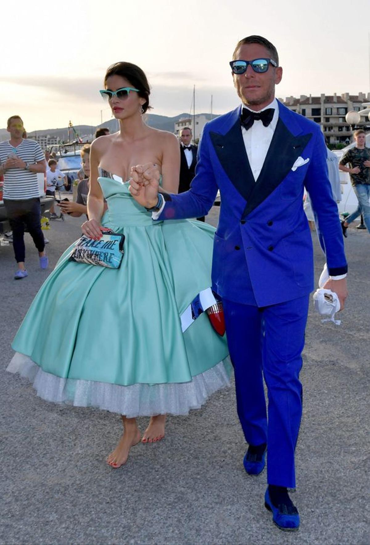 Fiesta Leonardo Dicaprio en Saint-Tropez: Lapo Elkann y su novia Shermine Shahrivar