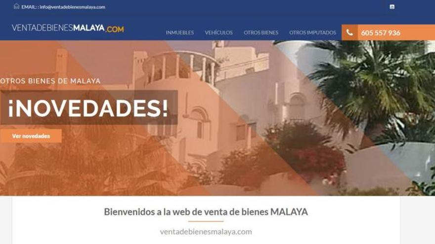 Crean nueva web para vender el patrimonio de los condenados en el caso Malaya