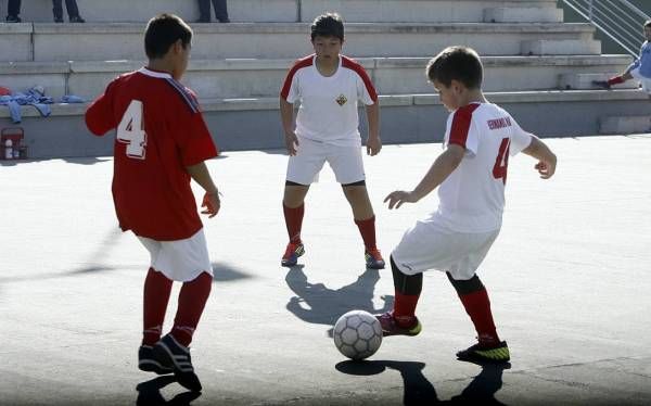 FÚTBOL SALA: La Almozara CP-Josefa Amar y Borbo (serie primera benjamín) / La Almozara-Recarte y Ornat (primera alevín)  / Santo Domingo-Hermanos (serie segundo alevín)