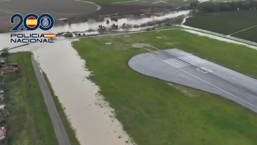 El aeropuerto de Córdoba cierra su pista con la vista puesta en los vuelos programados para el sábado