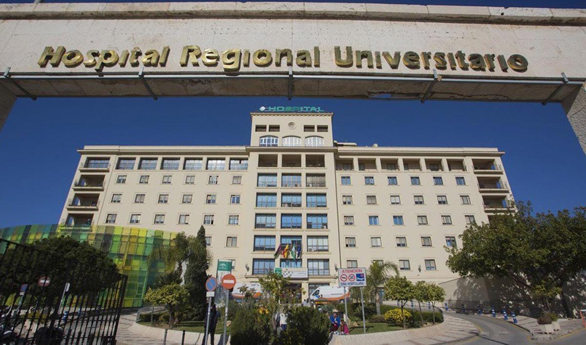 Façana de l’Hospital Regional Universitari de Màlaga