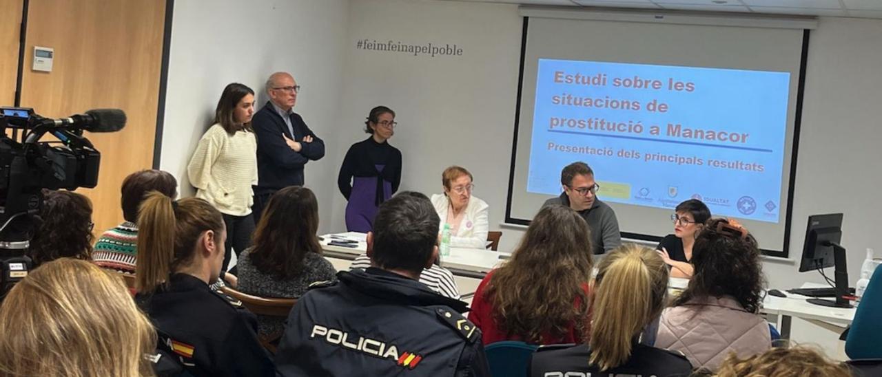 Presentación de la radiografía de la prostitución en Manacor.