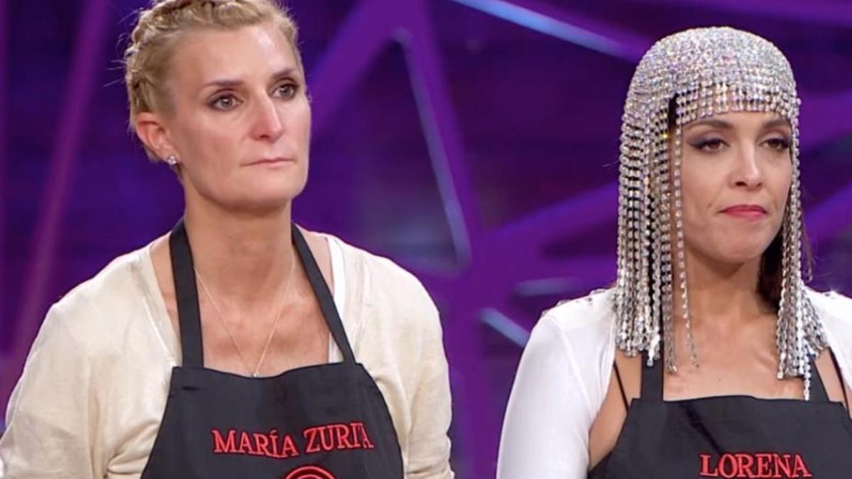 María Zurita, expulsada en Masterchef Celebrity.