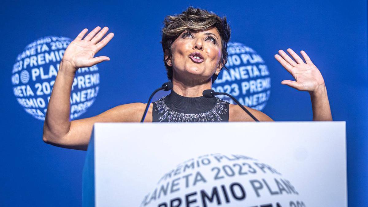 Declaraciones de Sonsoles Ónega tras ganar el Premio Planeta 2023