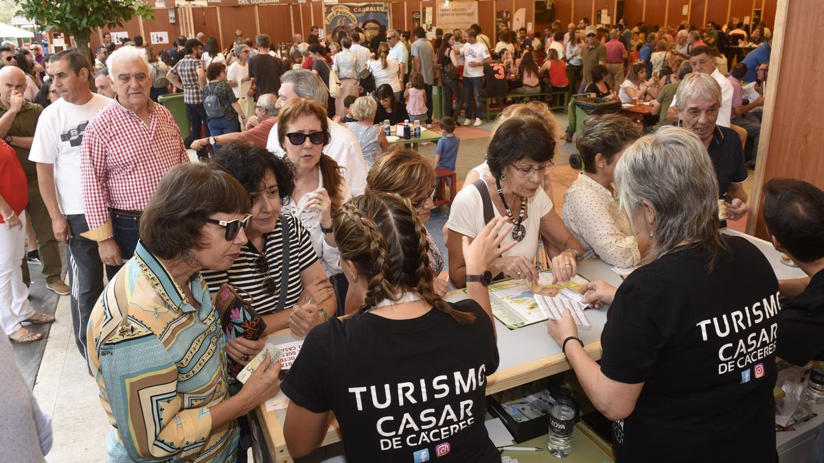 Técnicos de turismo en la Semana de la Torta del Casar y la IV Feria Europea del Queso.