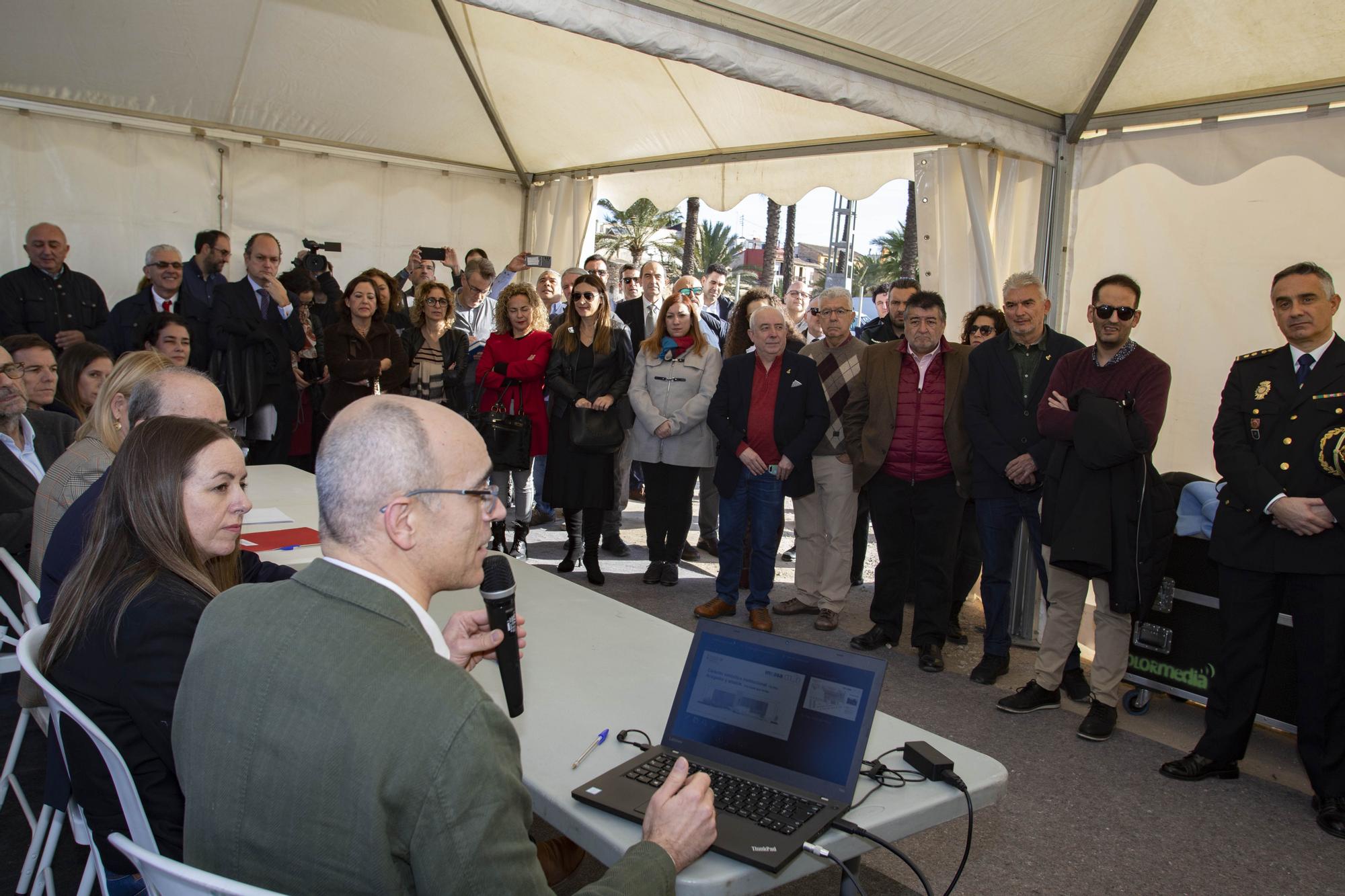 Inicio de la construcción del Palau de Justícia de Alzira