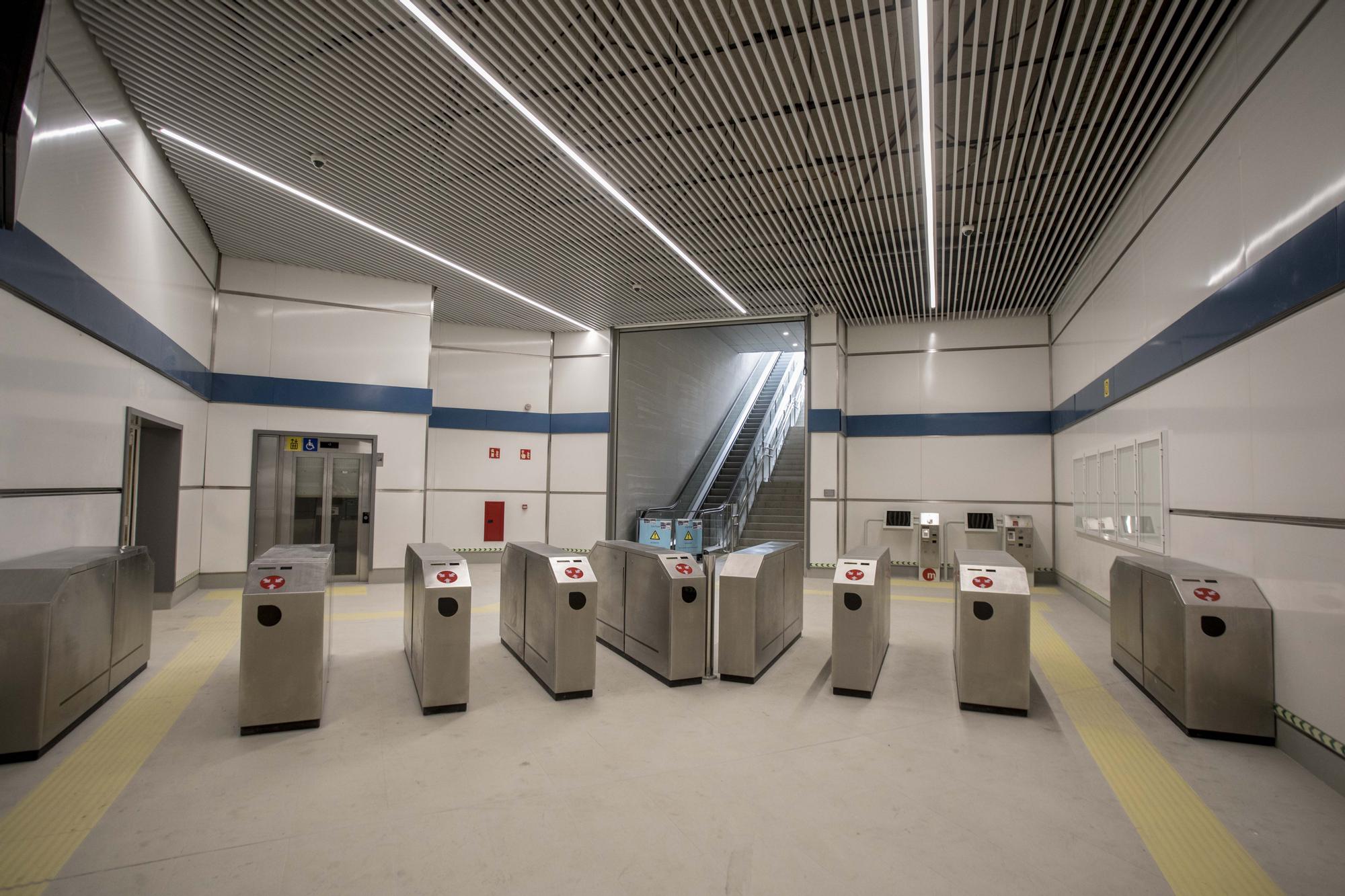 La estación de Alacant preparada para operar en un mes