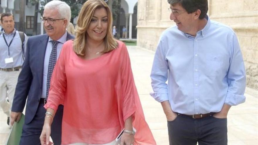 Susana Díaz (PSOE) y Juan Marín (Ciudadanos) salen reforzados.