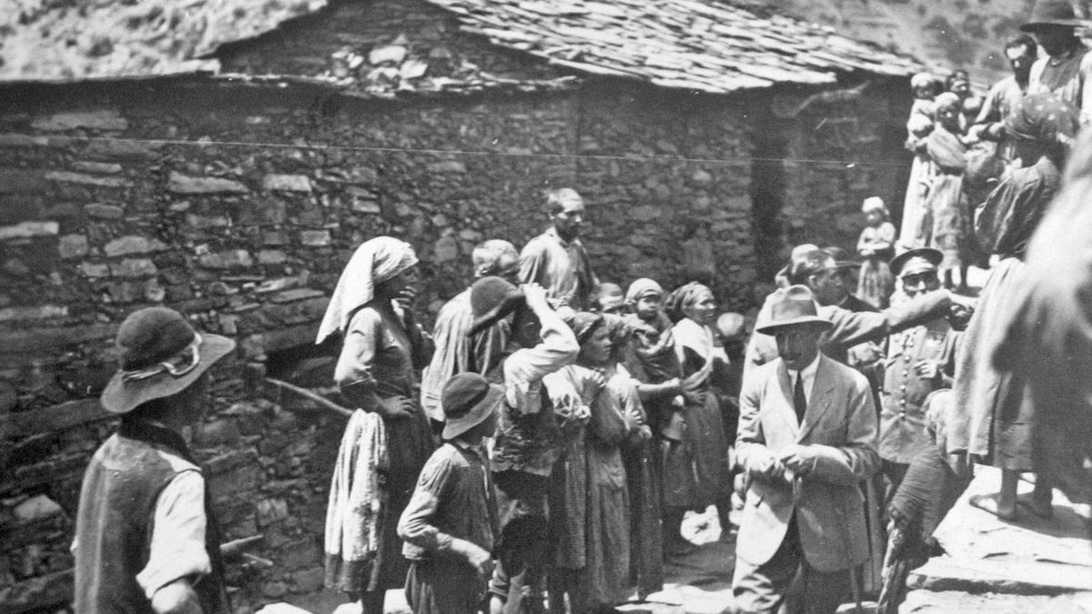 El soberano recorrió las alquerías de la comarca hurdana.