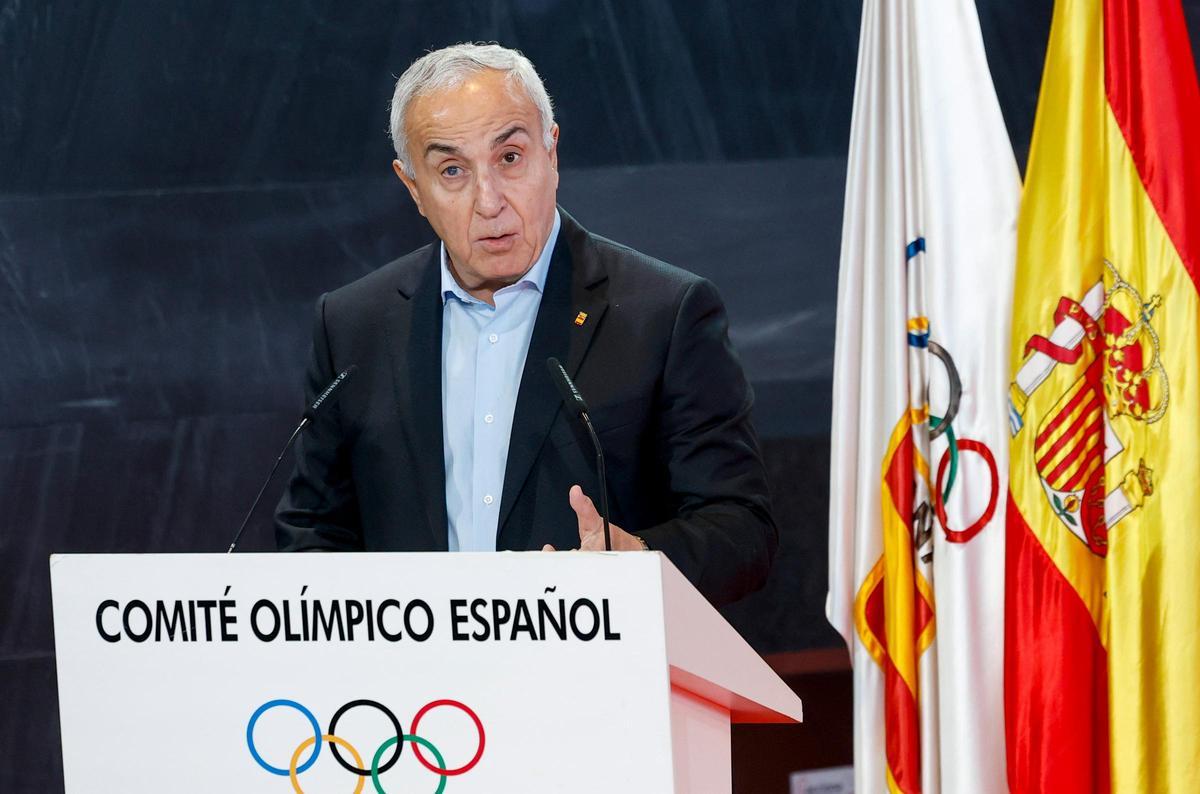 Alejandro Blanco, en la sede del COE