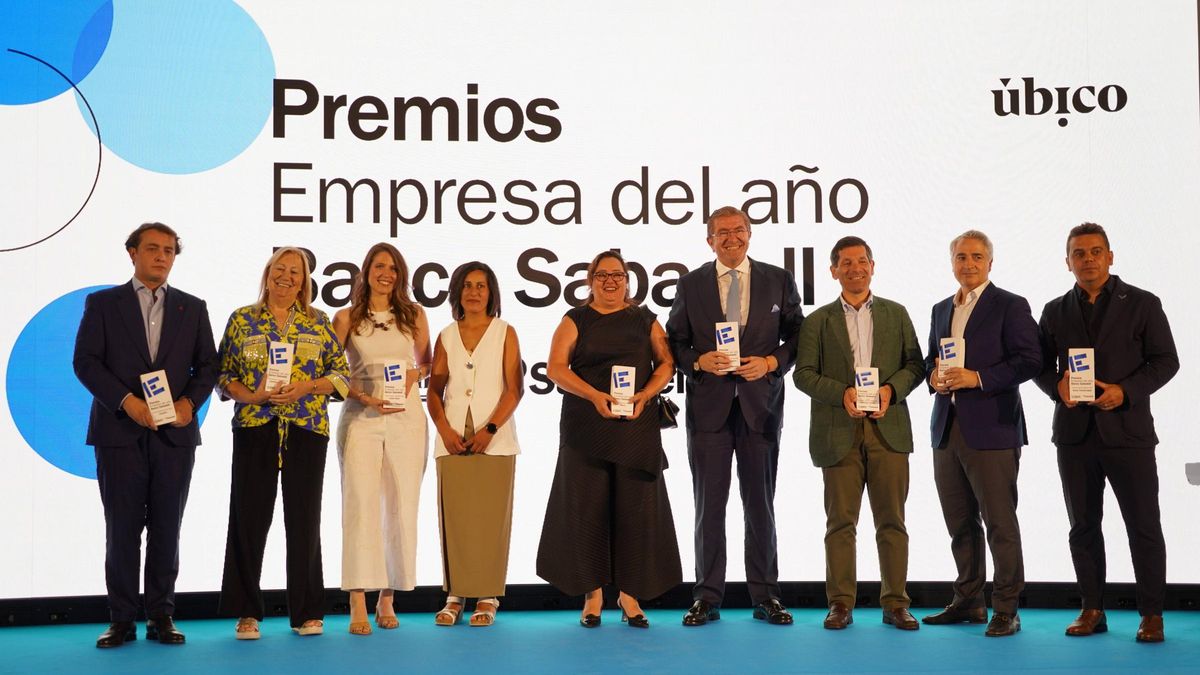 Galardonados en los Premios Empresa del Año del Banco Sabadelll