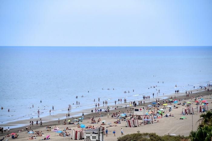 Domingo de la fase 2 en las playas del sur