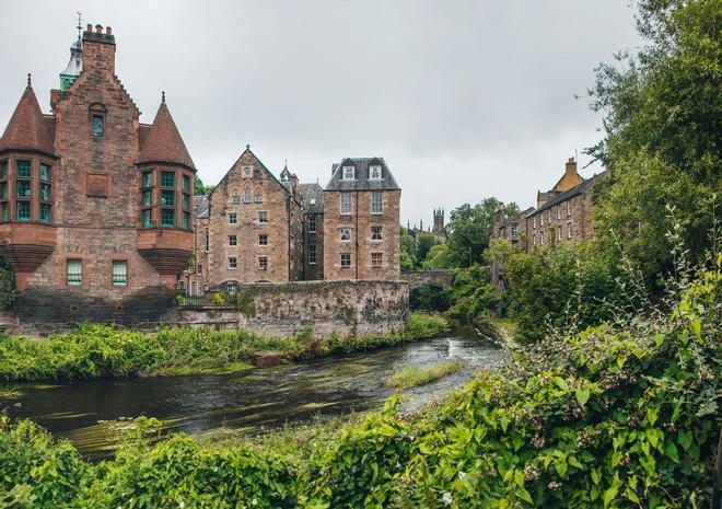 Primer sendero de la Unesco en Escocia. Dean Village. Edimburgo