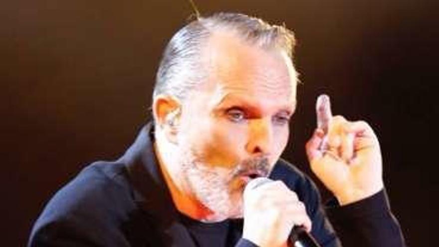 El cantante Miguel Bosé.