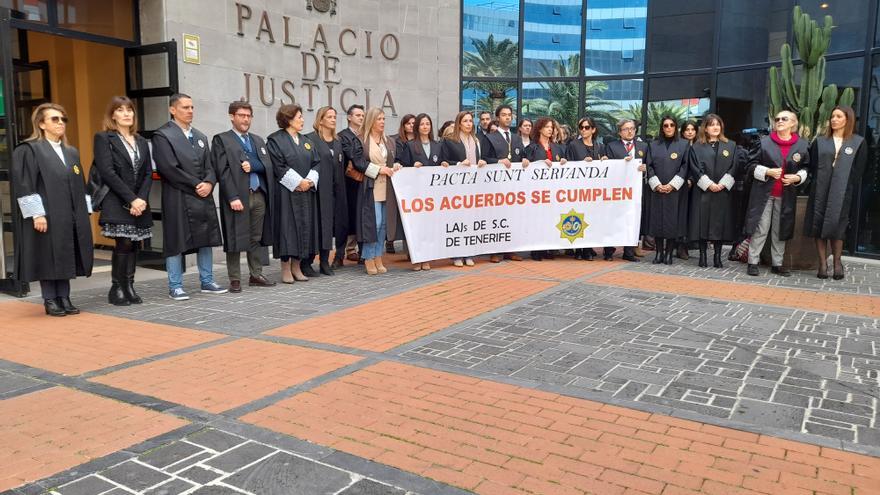 La movilización suspende cerca de 10.000 actos judiciales en toda Canarias