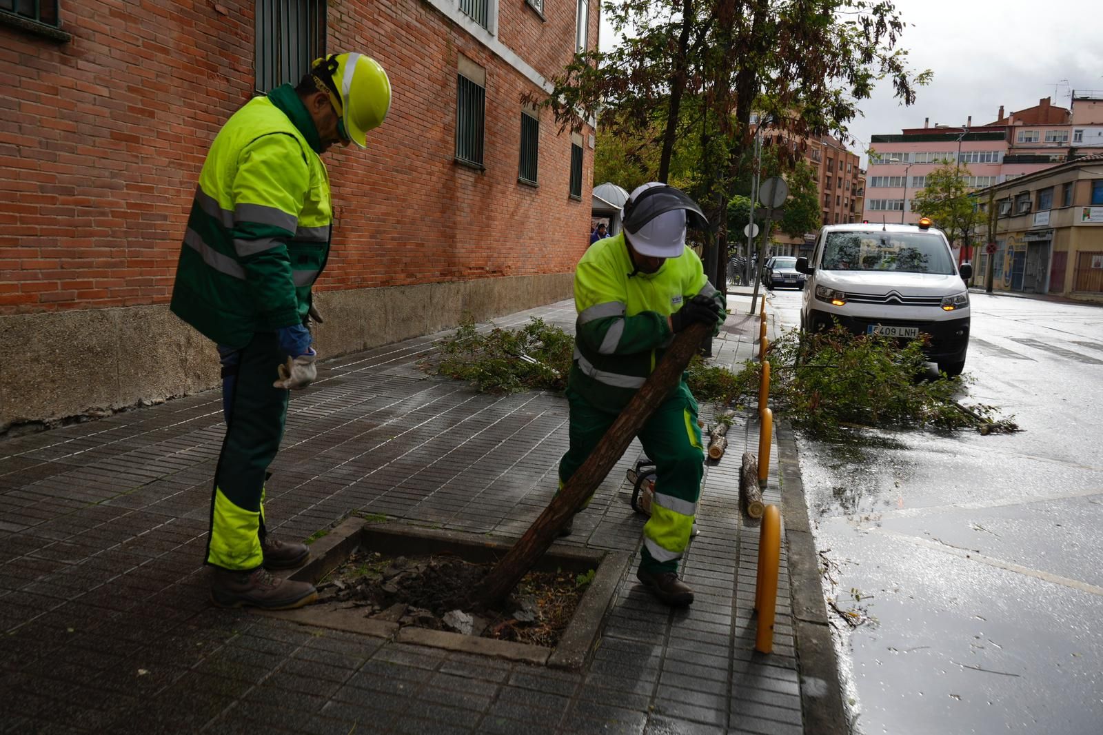 Los zamoranos hacen frente a la borrasca Ciarán