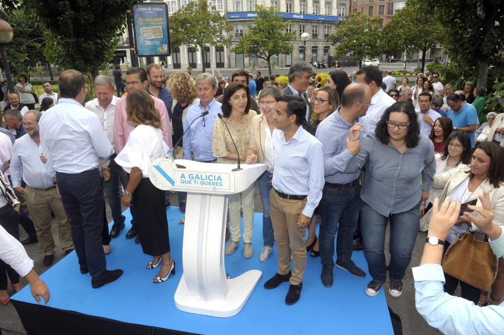 Feijóo presenta en A Coruña la candidatura del PP