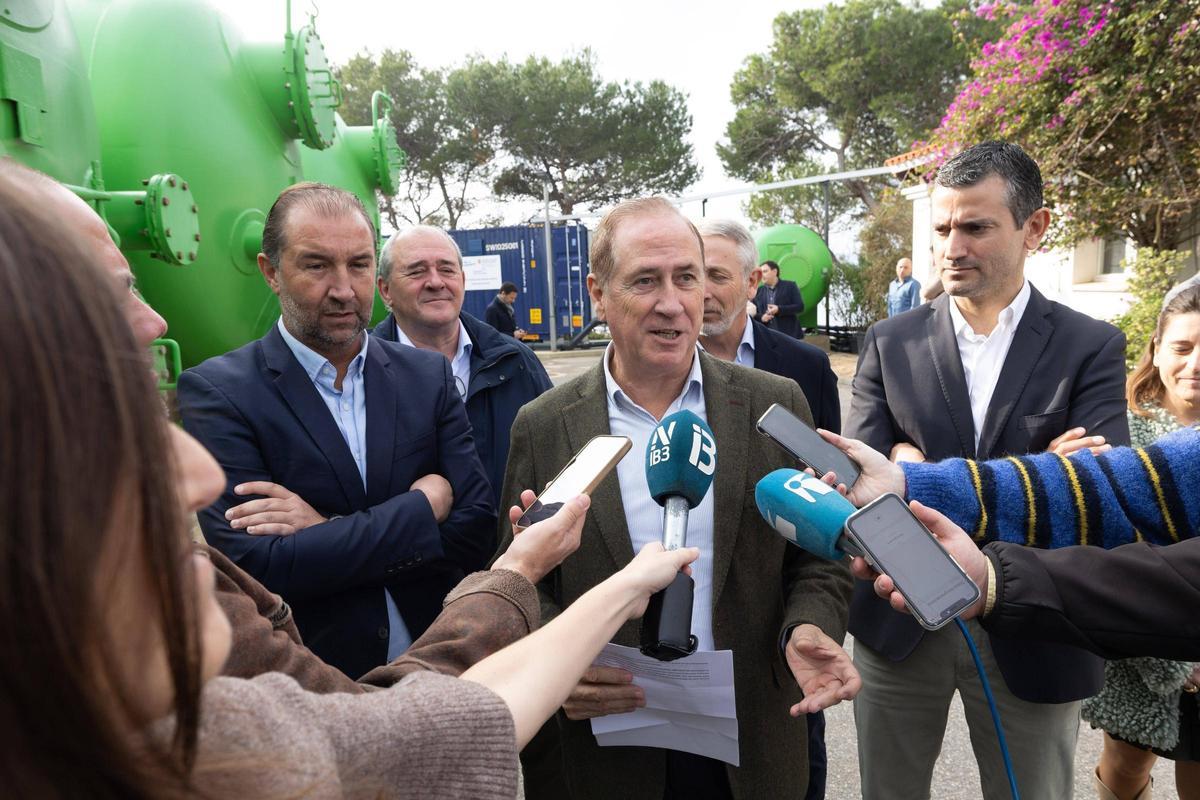 Todas las imágenes de la puesta en marcha de la desaladora de Sant Antoni