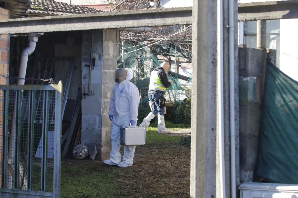 Los agentes volvieron a la vivienda del fallecido para recabar más pruebas