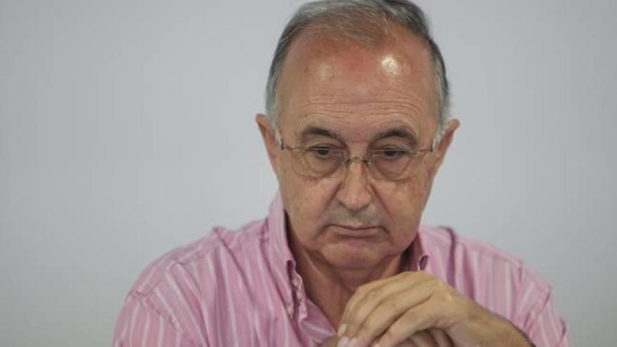 El expresidente de Riegos de Levante, Manuel Serrano.