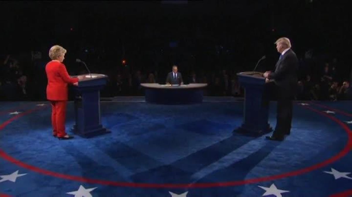 Primer debat entre Hillary Clinton i Donald Trump.