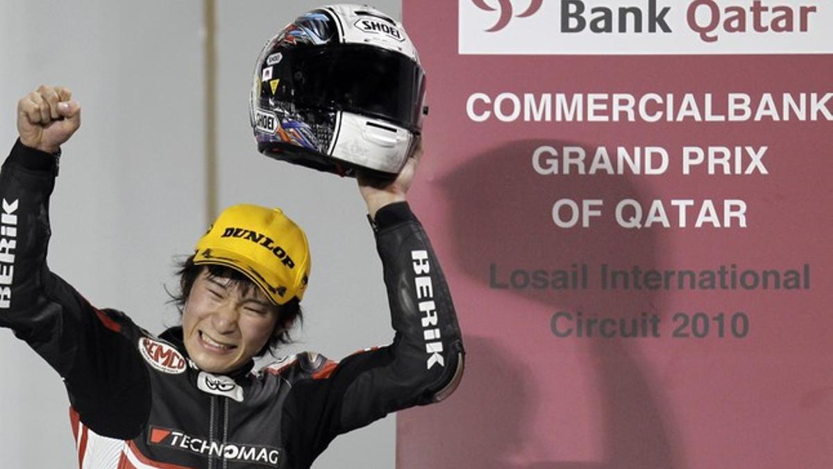 Tomizawa, en abril en Doha.