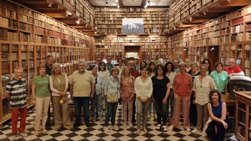 Dissabte es visità el Nou Celler i la biblioteca de Peralada. | BIBLIOTECA FIGUERES