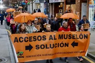 EN IMÁGENES: Los vecinos de La Calzada vuelven a la calle y avisan que no pararán hasta tener respuesta del ministro Puente: "Tiene una obligación moral con nosotros"