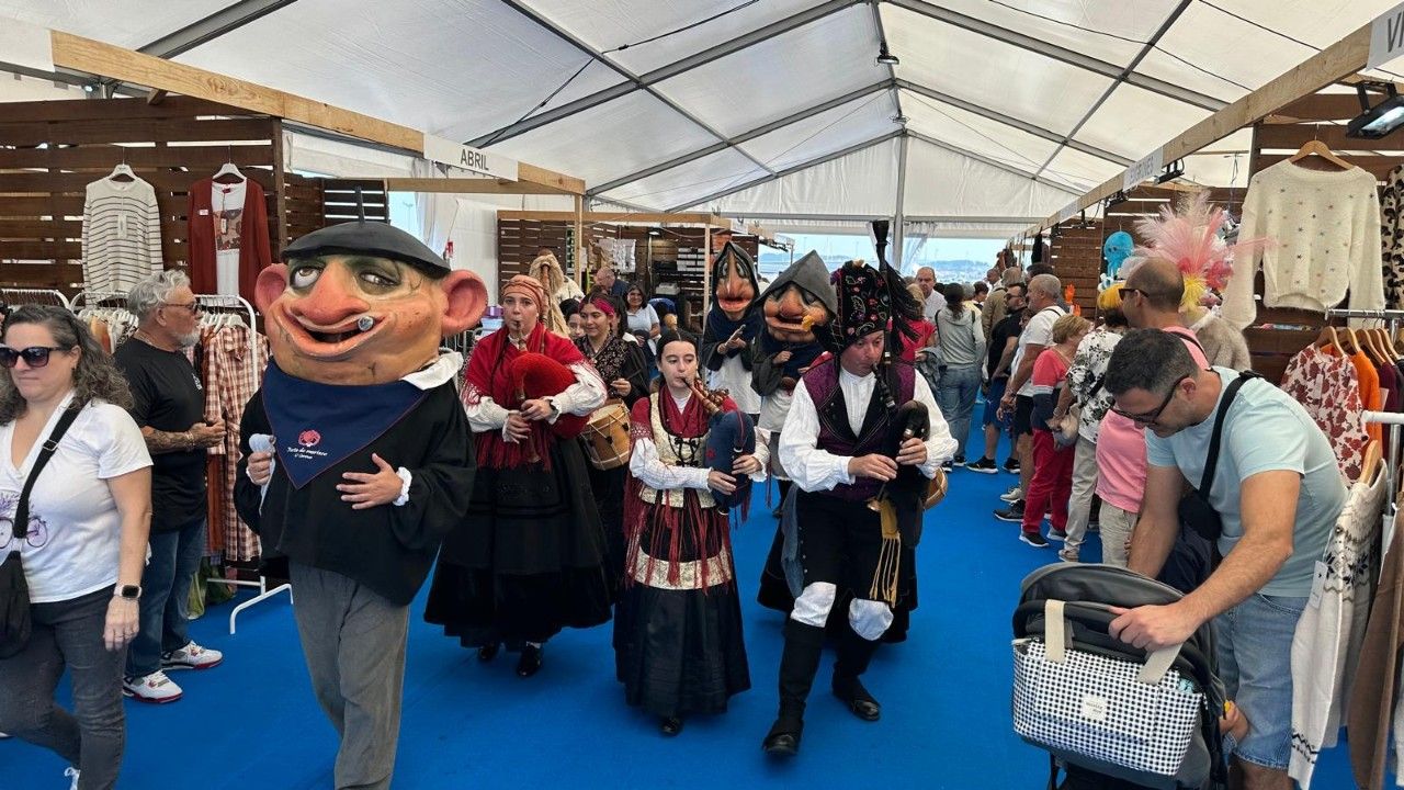La Festa do Marisco de O Grove, esta mañana.