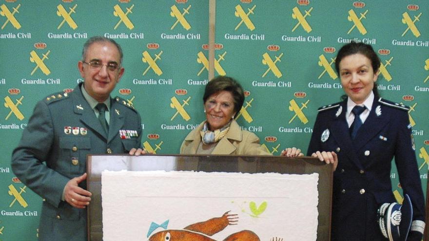 Las dos obras recuperadas por la Guardia Civil