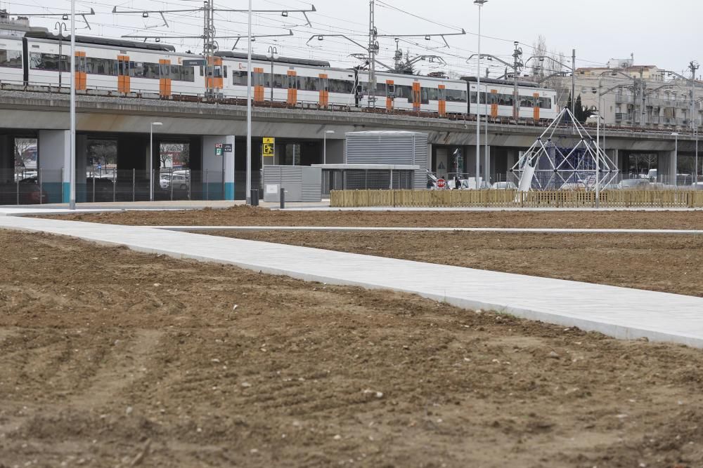 Inauguració de les obres del parc Central