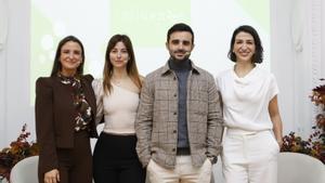 De izquierda a derecha los influencers  Marta Pombo , Gemma Gallardo , Natcher e Izanami Martínez