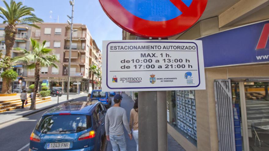 Imagen de la regulación de aparcamiento de Ramón Gallud que se retiró al no poderse controlar