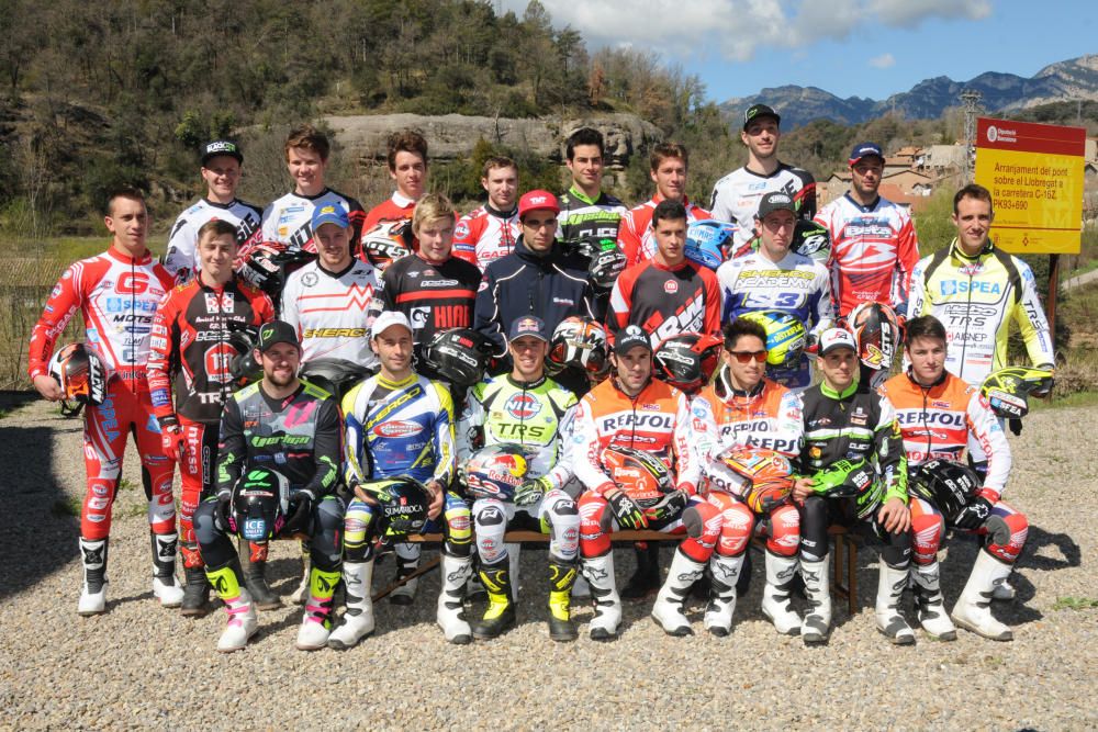 Els protagonistes del Mundial de Trial, a Olvan