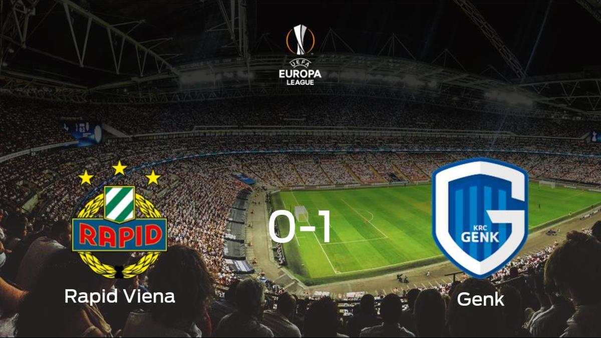 El Genk se lleva tres puntos a casa después de vencer 0-1 al Rapid Viena