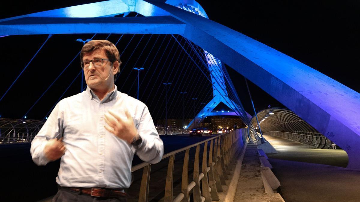 Luis Rández ha recomendado el puente del Tercer Milenio para ver el eclipse en Zaragoza