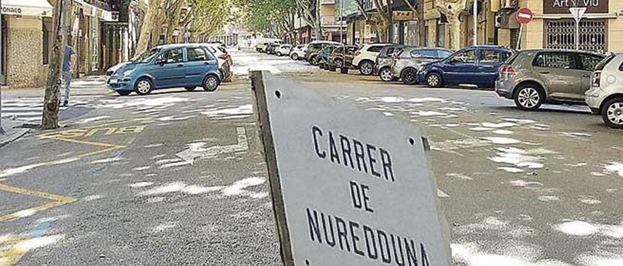 Montaje sobre la calle Nuredduna.