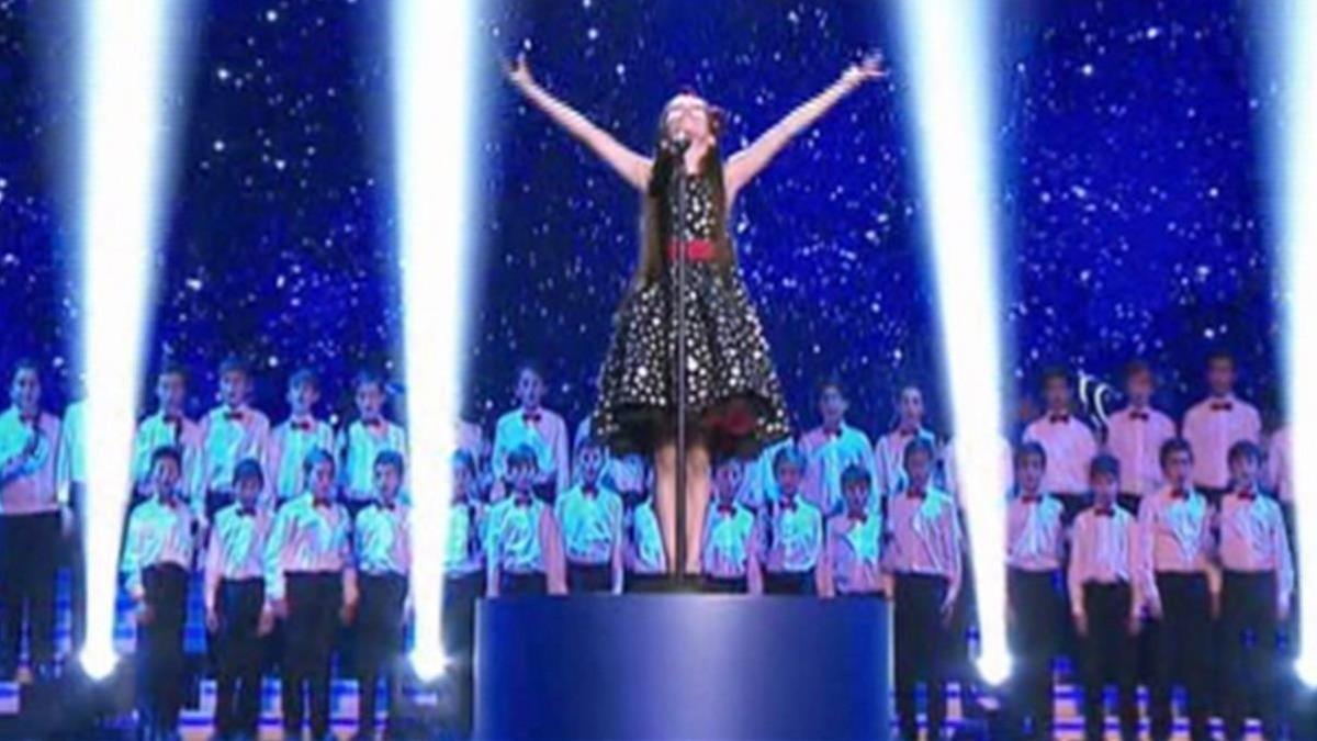 Melani, ganadora de La Voz Kids 4, interpretando 'Nessum Dorma'.