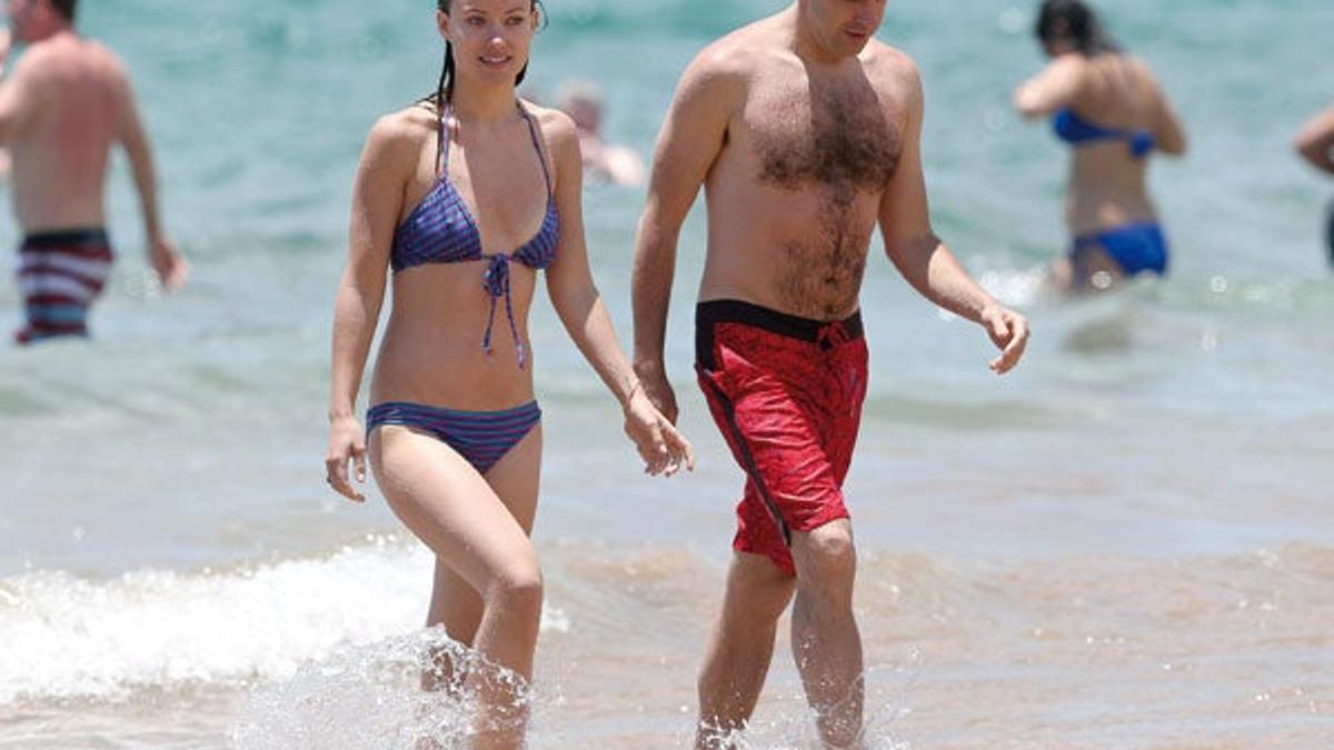 Olivia Wilde y Jason Sudeikis, de relax en Hawái