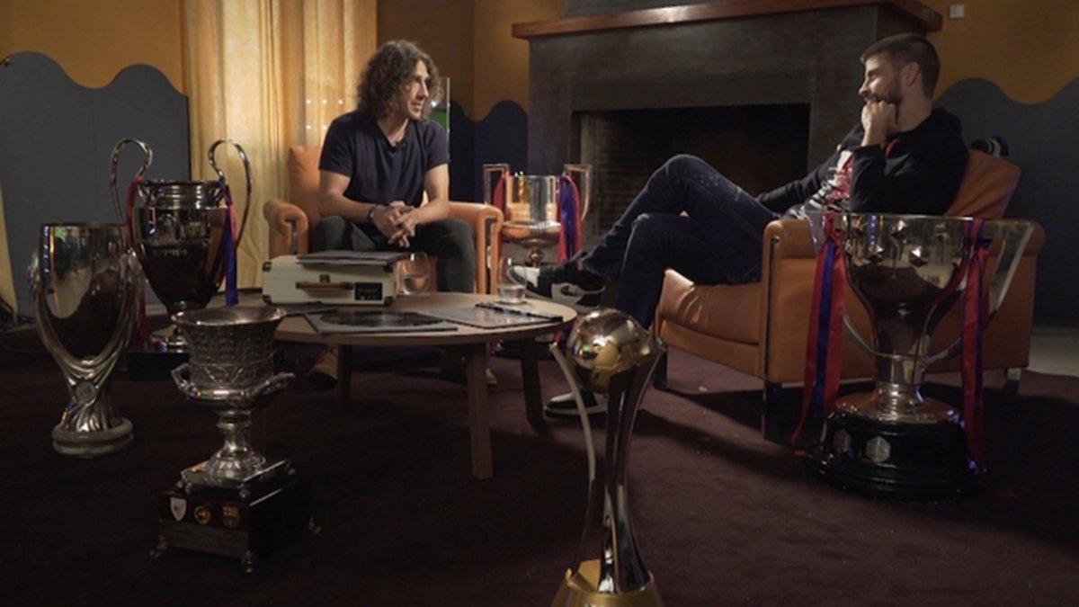 Puyol y Piqué, en el programa de TV3