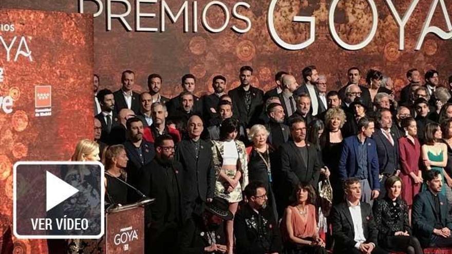 El tradicional encuentro de los nominados a los Goya.