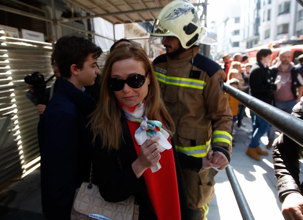 Homenaje al bombero fallecido en el incendio de Uría hace un año